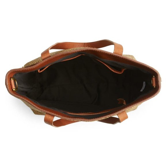 Madewell Medium Transport Genuine Calf Hair Tote - Picture 7 of 8